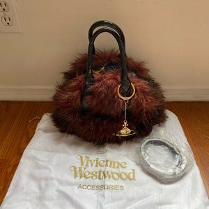 SOLD！ Vivienne Westwood Faux Fur Bag